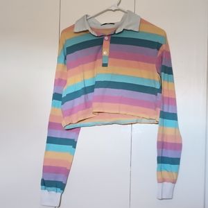 Shein Long Sleeve Crop Top